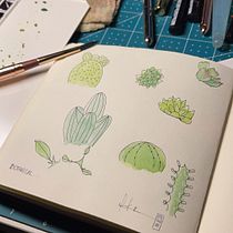 My project in Botanical Sketchbooking: A Meditative Approach course. Ilustração tradicional, Esboçado, Desenho, Pintura em aquarela, Ilustração botânica, e Sketchbook projeto de McKenzie Rose - 08.07.2021