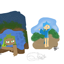 Meu projeto do curso: Ilustração e design de personagens para contos infantis. Traditional illustration, Character Design, Children's Illustration, and Narrative project by Patrícia Carolina Affonso - 07.03.2021