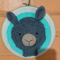 Mi Proyecto del curso: Punch needle y crochet: crea personajes únicos. Arts, Crafts, To, Design, Embroider, Fiber Arts, DIY, and Crochet project by retamalpinomarcela - 07.08.2021