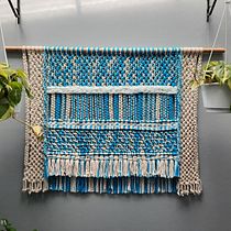 Mi Proyecto del curso: Introducción al macramé: creación de un tapiz decorativo Ein Projekt aus dem Bereich Erweiterungsentwicklung, H, werk, Innendesign, Dekoration von Innenräumen, Weben und Makramee von xiniarm1983 - 08.07.2021