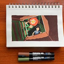 Mi Proyecto del curso: Sketchbook ilustrado a todo color. Traditional illustration, Creativit, Drawing, and Sketchbook project by gustamigol - 07.09.2021