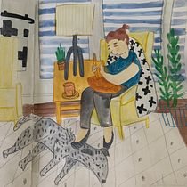 My project in Exploratory Sketchbook: Find Your Drawing Style course. Traditional illustration, Sketching, Creativit, Drawing, Watercolor Painting, Sketchbook, and Gouache Painting project by denise.crane - 07.04.2021