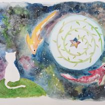 My project in Watercolor Techniques for Dreamlike Illustrations course. Projekt z dziedziny Trad, c, jna ilustracja,  R, sunek, Malowanie akwarelą, Ilustracja w i dawnicza użytkownika Anna Alcaide - 10.07.2021