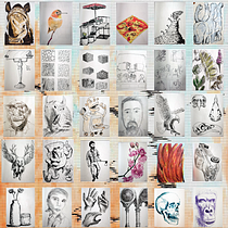 My project in Daily Sketching for Creative Inspiration course. Traditional illustration, Sketching, Creativit, Drawing, and Sketchbook project by Antonio Rodríguez - 06.30.2021