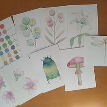 Mi Proyecto del curso: Dibujo y composición naturalista en acuarela. Traditional illustration, Drawing, Watercolor Painting, and Naturalistic Illustration project by Yumiko Leon - 07.10.2021