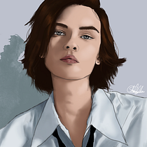 Mi Proyecto del curso: Retratos digitales de fantasía con Photoshop. Ilustração tradicional, Desenho, Ilustração digital, Desenho de retrato, Desenho digital, e Pintura digital projeto de Mauricio Monroy - 10.07.2021