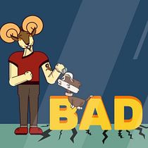 Mi Proyecto del curso: Principios de animación de personajes con After Effects -BAD BOY Ein Projekt aus dem Bereich Animation, Animation von Figuren und 3-D-Animation von Mónica González - 11.07.2021