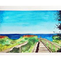Phillip Island, Victoria Australia. Watercolor Painting project by laydeh - 06.14.2021