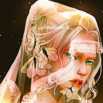 My project in Digital Fantasy Portraits with Photoshop course. Ilustração tradicional, Desenho, Ilustração digital, Desenho de retrato, Desenho digital, e Pintura digital projeto de catmooomile_ - 29.05.2021