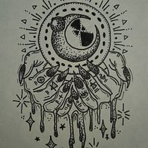 Mi Proyecto del curso: Diseño de tatuajes Blackwork. Un projet de Illustration traditionnelle, Illustration numérique , et Conception de tatouage de Nayru González Pérez - 11.07.2021