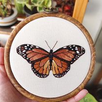 Meu projeto do curso: Técnicas de bordado realista. Traditional illustration, and Embroider project by Suelen Dero - 07.11.2021