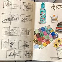 My project in Exploratory Sketchbook: Find Your Drawing Style course. Traditional illustration, Sketching, Creativit, Drawing, Watercolor Painting, Sketchbook, and Gouache Painting project by Anya Kopotilova - 07.12.2021