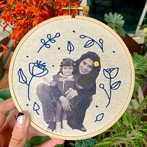 Mi Proyecto del curso: Bordado en fotografías sobre tela. Photograph, Collage, Paper Craft, Printing, Embroider, and DIY project by Andrea Fuentes - 07.10.2021