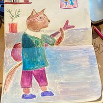 My project in Illustration Techniques to Unlock your Creativity course. Design, Traditional illustration, Fine Arts, Painting, Creativit, Creating with Kids, and Sketchbook project by Zoë Rath - 08.20.2021