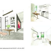 My project in Architectural Sketching with Watercolor and Ink course. Sketching, Drawing, Watercolor Painting, Architectural Illustration, Sketchbook & Ink Illustration project by antczakzuzanna - 07.12.2021