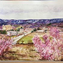 Mi Proyecto del curso: Paisajes naturales en acuarela. Fine Arts, Painting, and Watercolor Painting project by charoedo - 07.12.2021