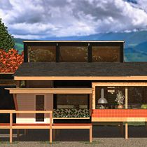 Mi Proyecto del curso: Infografía arquitectónica en 3D - Casa Bosc. 3D, Arquitetura, Arquitetura de interiores, Design de interiores, Arquitetura digital, 3D Design, Ilustração arquitetônica, e Visualização arquitetônica projeto de Cristian Esteban Ramirez Anzola - 09.07.2021