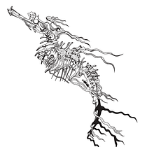 Diseño de tatuajes Blackwork @al_reves_epilef. Un projet de Illustration traditionnelle, Illustration numérique , et Conception de tatouage de LUIS FELIPE SILVA VASQUEZ - 12.07.2021