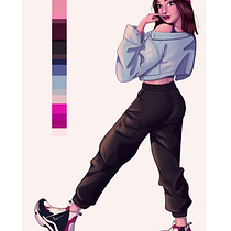 Meu projeto do curso: Criação de personagens urbanos. Un projet de Illustration traditionnelle, Conception de personnages, Illustration numérique , et Art conceptuel de Mônica M Fernandes - 12.07.2021