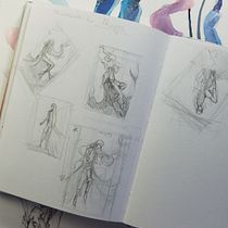 My project in Expressive Manga Illustration in Watercolor course. Un projet de Illustration traditionnelle, Dessin, Aquarelle , et Manga de Megan Renteria - 11.07.2021