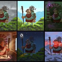 My project in Lighting Principles for Digital Painting course. Traditional illustration, Digital Illustration, and Digital Painting project by jim_15 - 07.13.2021