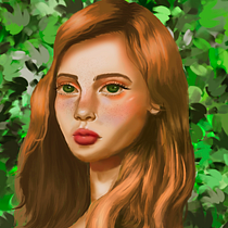 Mi Proyecto del curso: Retratos digitales de fantasía con Photoshop. Ilustração tradicional, Desenho, Ilustração digital, Desenho de retrato, Desenho digital, e Pintura digital projeto de euge_heredia - 13.07.2021
