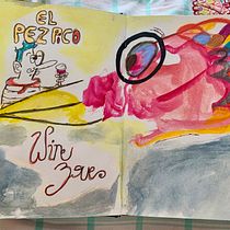 My project in Artistic Watercolor Sketching: Spanischer Schnabelfisch. Traditional illustration, Sketching, Creativit, Drawing, Watercolor Painting, and Sketchbook project by bodyandcreativity - 07.13.2021