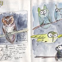 My project in Illustrated Life Journal: A Daily Mindful Practice course. Sketching, Sketchbook, Watercolor Painting, and Traditional illustration project by Sylvia Ramos - 07.08.2021