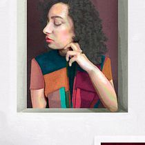 Mi Proyecto del curso: Retratos pictóricos con técnicas digitales. Un progetto di Illustrazione digitale, Disegno di ritratti e Pittura digitale di Stephannie Turcios - 13.07.2021