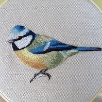 Mi Proyecto del curso: Pintar con hilo: técnicas de ilustración textil. Ilustração tradicional, e Bordado projeto de cespinosart - 13.07.2021