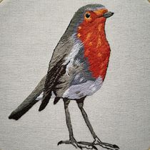 Mi Proyecto del curso: Pintar con hilo: técnicas de ilustración textil. Ilustração tradicional, e Bordado projeto de Diana Rodriguez - 13.07.2021