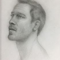 Meu projeto do curso: Introdução ao desenho de retrato. Projekt z dziedziny Trad, c, jna ilustracja,  Sztuki piękne, R, sunek ołówkiem,  R, sunek, Portret,  R, sunek art, st, czn, R i sunek anatomiczn użytkownika Mariana Calderon - 12.07.2021