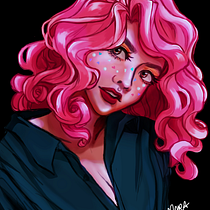 Meu projeto do curso: Retrato digital no Photoshop com um toque de fantasia. Traditional illustration, Drawing, Digital Illustration, Portrait Drawing, Digital Drawing, and Digital Painting project by Renata Moraes - 07.12.2021