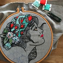 Mon projet du cours : Techniques avancées de broderie : points et compositions en volume. Bordado projeto de Stéphanie Aguado - 14.07.2021