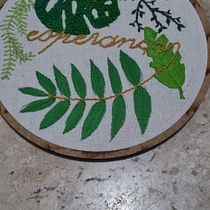 Meu projeto do curso: Técnicas básicas para bordado de letras. Embroider project by Annelise Sterzik - 07.14.2021