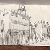Mi Proyecto del curso: Dibujo arquitectónico con acuarela y tinta. Sketching, Drawing, Watercolor Painting, Architectural Illustration, Sketchbook & Ink Illustration project by Emiliano Jesús López Sánchez - 07.14.2021