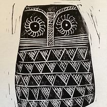 My project in Engraving stamps and printing techniques course. Accessor, Design, Arts, Crafts, Fine Arts, Printing, and Creating with Kids project by ihoey - 07.15.2021