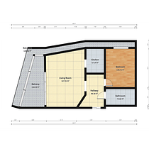 Piso en kurfürstenstraße . Un projet de Architecture d'intérieur, Design d'intérieur , et Décoration d'intérieur de Juan Castiblanco Navia - 15.07.2021