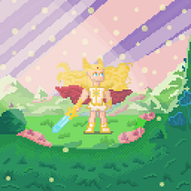 Mi Proyecto del curso: Introducción al diseño de personajes en pixel art. Un progetto di Character design, Videogiochi, Pixel art e Progettazione di videogiochi di calinvila - 15.07.2021