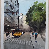 My project in Urban Landscapes in Watercolor course. Un projet de Illustration traditionnelle de Regina Raycheva - 15.07.2021