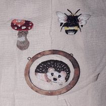 Mi Proyecto del curso: Bordado en miniatura: crea joyas textiles. Un projet de Design de bijoux , et Broderie de Aislynn Jimenez Huerta - 15.07.2021