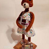 Mi Proyecto del curso: Needle felting: creación de personajes con lana y aguja. Artesanato, e Design de brinquedos projeto de carobravo_13 - 15.07.2021