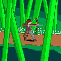El Cazador del Bosque Bambú. Un progetto di Character design, Videogiochi, Pixel art e Progettazione di videogiochi di Miguel Angel Ojeda Gutierrez - 16.07.2021