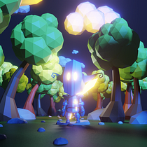 Il mio progetto del corso: Modellazione di personaggi low poly per videogiochi Ein Projekt aus dem Bereich 3D, 3-D-Modellierung, Videospiele, Design von 3-D-Figuren und Design für Videospiele von Giulia Albani - 12.07.2021