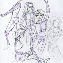 Mi Proyecto del curso: Dibujo anatómico para principiantes. Fine Arts, Sketching, Pencil Drawing, Drawing, Realistic Drawing, and Figure Drawing project by Vale Juárez D. - 08.03.2021