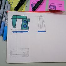 Mi Proyecto del curso: Introducción al sketching para diseño de producto - Máquina de coser. Un proyecto de Diseño, Bocetado y Sketchbook de Fernando Aguilar - 17.07.2021