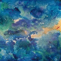 My project in Modern Watercolor Techniques course : "todos los colores del mar y yo".. Un progetto di Illustrazione tradizionale, Belle arti, Pittura e Pittura ad acquerello di angela_anita - 17.06.2021