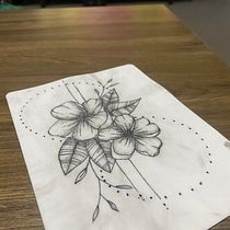 My project in Tattoo for Beginners course. Tattoo Design project by Chloé Sargent - 07.18.2021