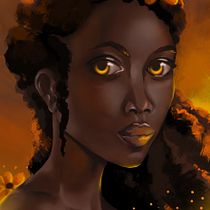 Project for the course: Digital Fantasy Portraits with Photoshop. Traditional illustration, Drawing, Digital Illustration, Portrait Drawing, Digital Drawing, and Digital Painting project by ariane_constantin - 07.18.2021