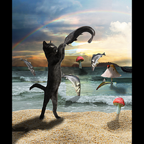 My project in Magical Photomontage in Photoshop: Creating Visual Metaphors course. Projekt z dziedziny Postprodukcja fotograficzna, Retuszowanie fotografii, Fotografia c, frowa,  Kompoz, cja w fotografii i Fotomontaż użytkownika Carol Vega - 16.07.2021